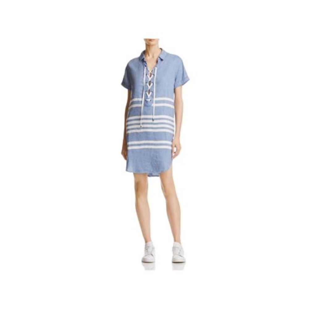 Rails Linen Denim Tee Shirt Dress